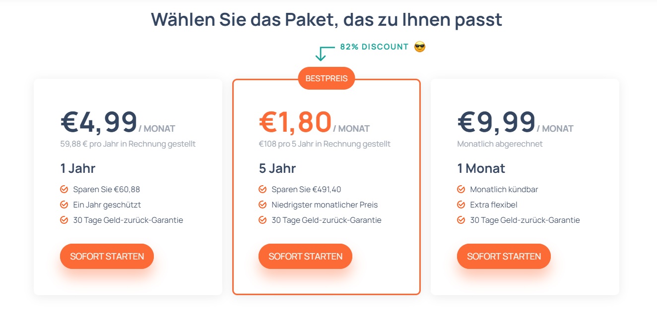 Schäfer SEO - Goose VPN Preise